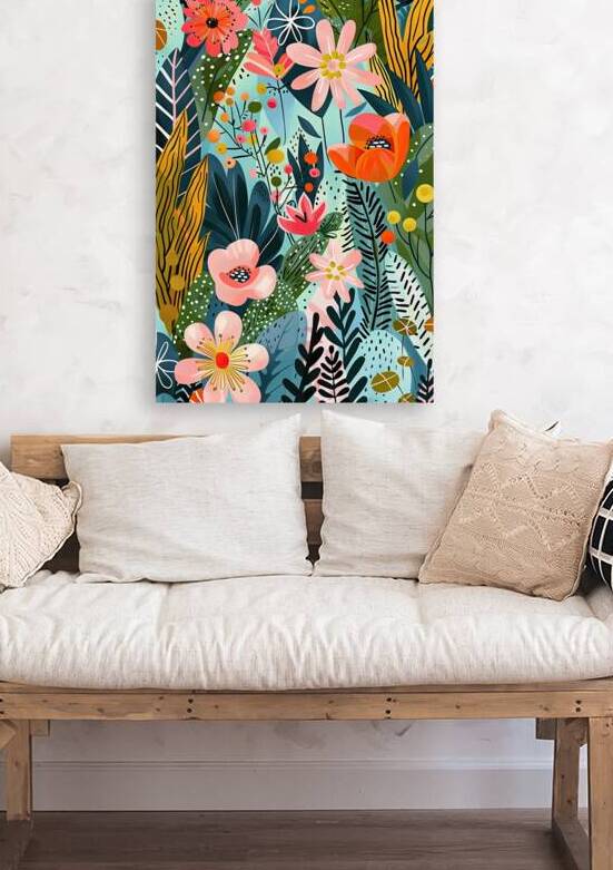 Blooming Garden Delight 2H9N3Z 50 by Abstract Rebellion