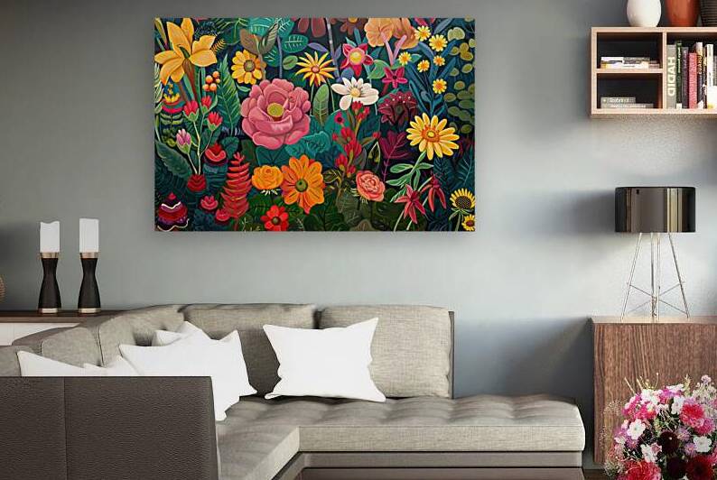Blooming Garden Rhapsody H2N3P9 57 by Abstract Rebellion