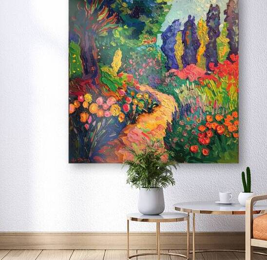 Blooming Garden Path H9P2N5 57 by Abstract Rebellion