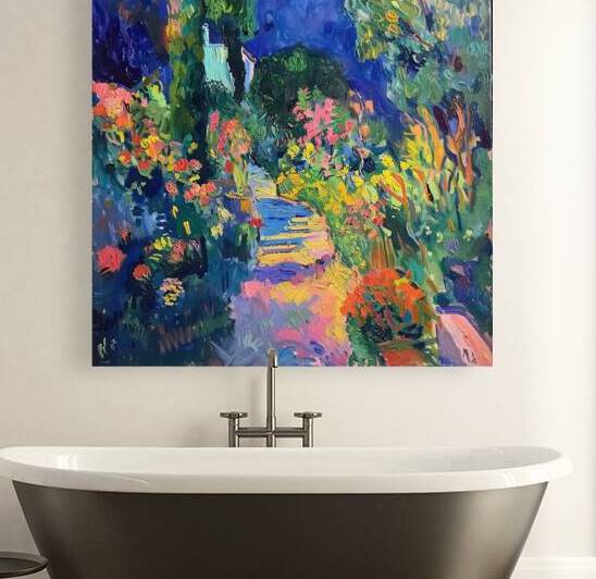 Blooming Garden Path H92N3Z 57 by Abstract Rebellion