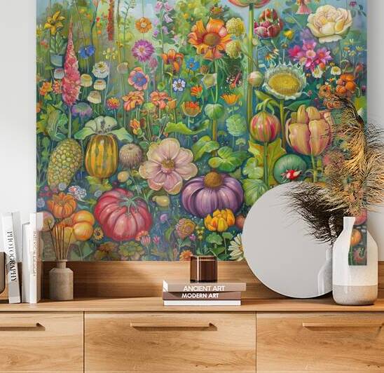 Blooming Garden Rhapsody H3N9B2 58 by Abstract Rebellion