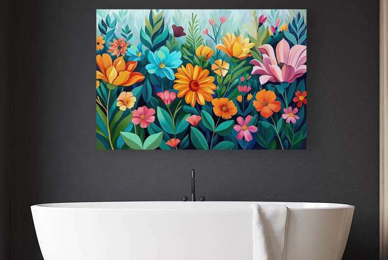 Blooming Garden Vibrance H92D3N 62 by Abstract Rebellion