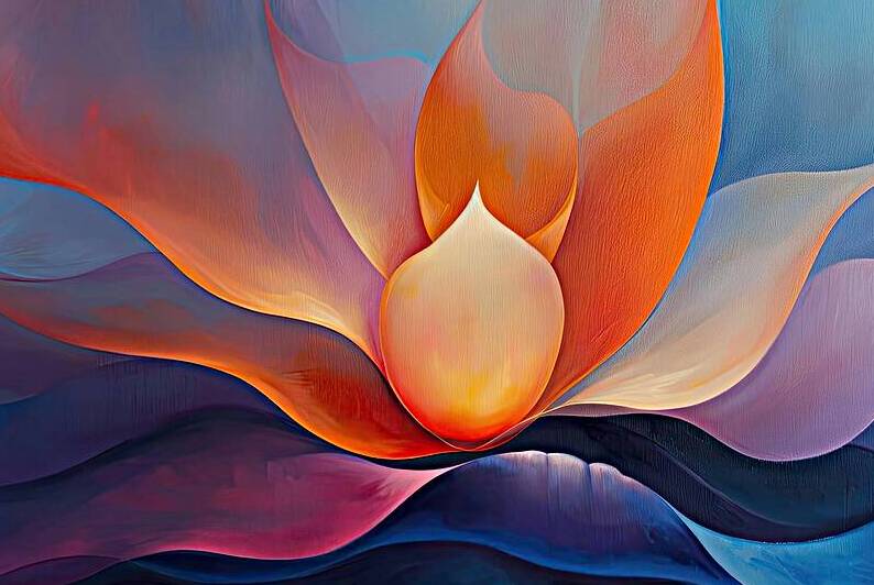Blooming Heart Of Light Y92H7N 53 by Abstract Rebellion