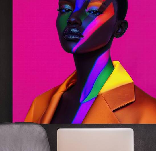Chromatic Glow Face 92D3N4 66 by Abstract Rebellion