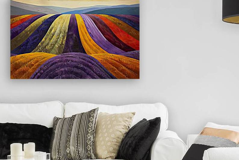 Chromatic Harvest Fields J9P4N2 57 by Abstract Rebellion