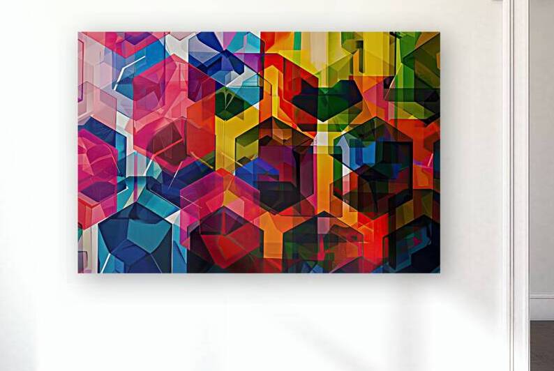 Chromatic Hexagons 7H29P4 48 by Abstract Rebellion