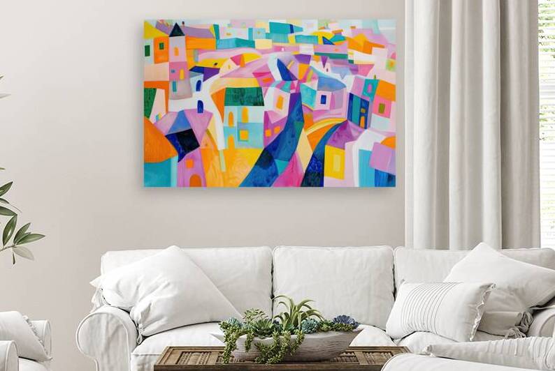 Chromatic Hillside Village 9J5D3P 55 by Abstract Rebellion
