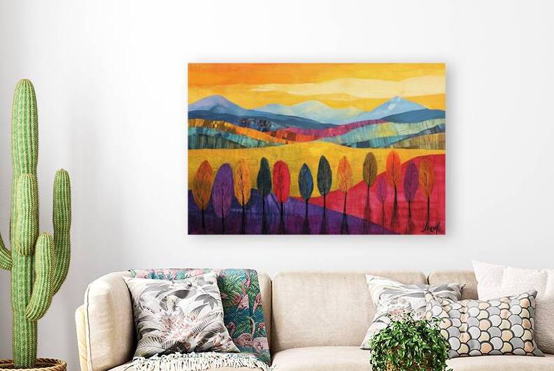 Chromatic Hills Sunrise H92N5Z 58 by Abstract Rebellion