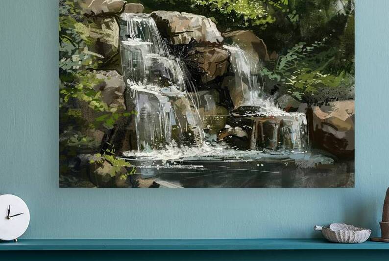 Cascading Waters Flow 2Y9N7J 45 by Abstract Rebellion