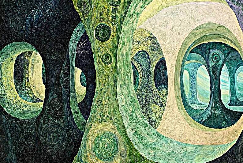 Caverns of Reverie 5H2N9Z 60 by Abstract Rebellion