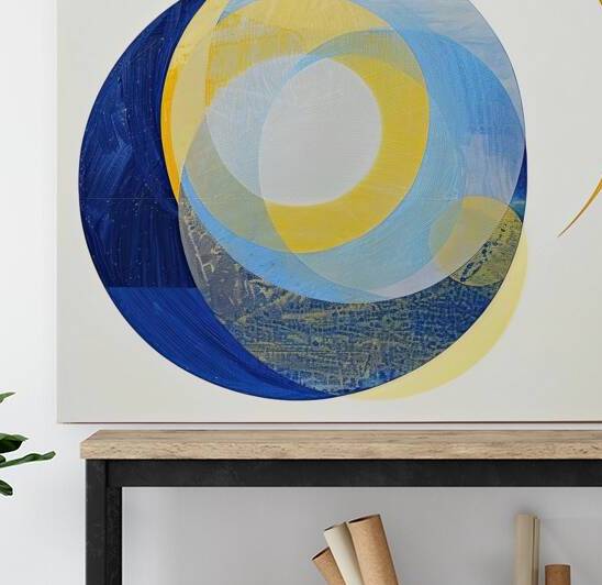 Celestial Circles 4F92B7 45 Reproduction