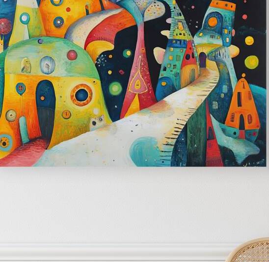 Celestial Cityscape Dream 9H3N2P 60 by Abstract Rebellion