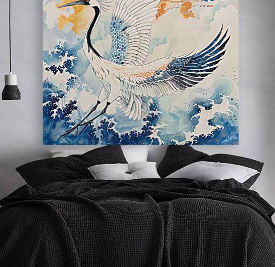Celestial Crane Flight 8P27H9 49 by Abstract Rebellion