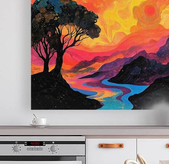 Celestial River Flow 9H4NPZ 60 by Abstract Rebellion