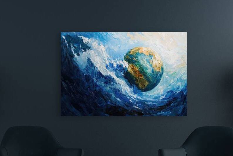 Celestial Ocean Swirl H3N9P 65 by Abstract Rebellion