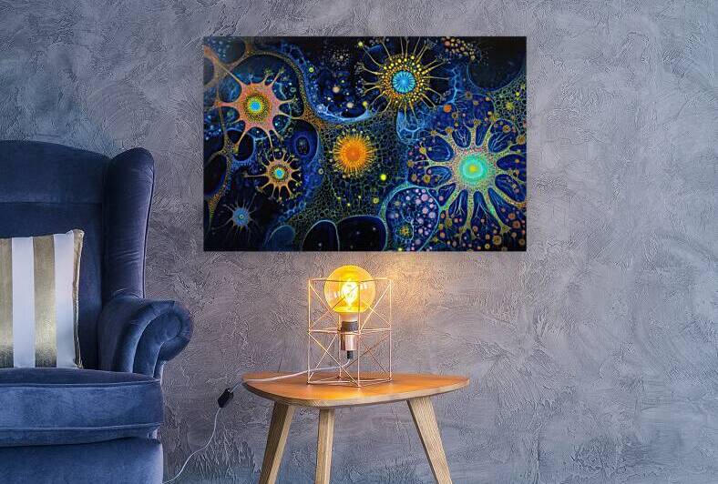 Cellular Cosmos Dance H2N9P2 63 by Abstract Rebellion