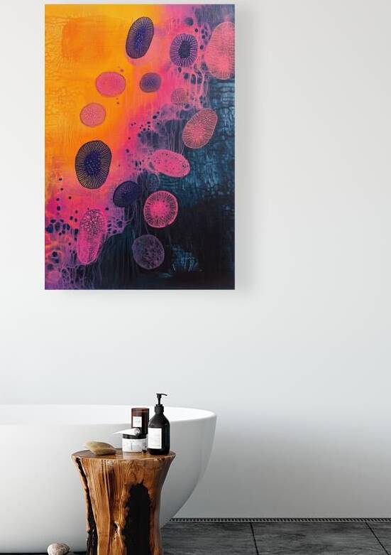 Cellular Echoes Sunset Y92H7N 55 by Abstract Rebellion
