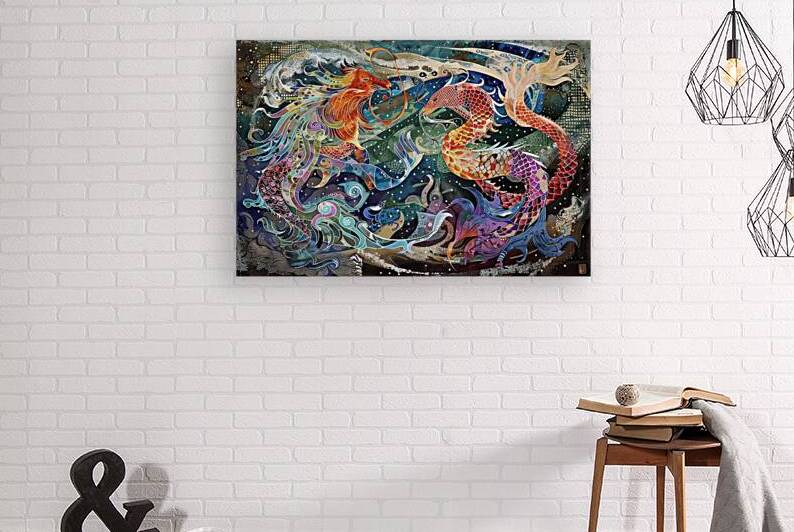 Celestial Koi Dance H92N3Z 60 by Abstract Rebellion