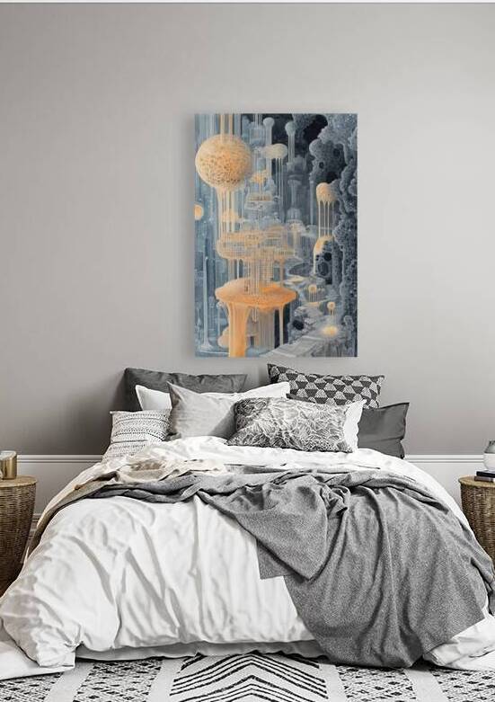 Celestial Mycelium Metropolis 9H2N5Z 62 by Abstract Rebellion