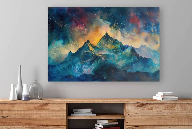 Celestial Peaks Ascend Y92H5J 65 by Abstract Rebellion