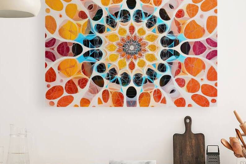 Celestial Web of Color H3N9P2 60 by Abstract Rebellion