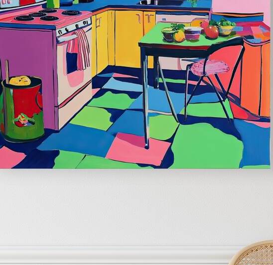 Chromatic Kitchen Still Life N9P2H7 55 by Abstract Rebellion