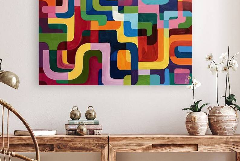 Chromatic Labyrinth 46B2C9 64 by Abstract Rebellion