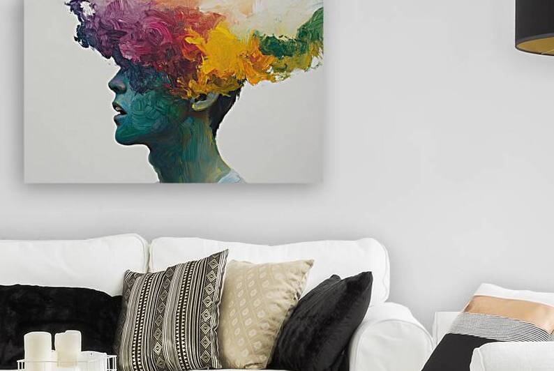 Chromatic Mind Burst H2N9P2 62 by Abstract Rebellion