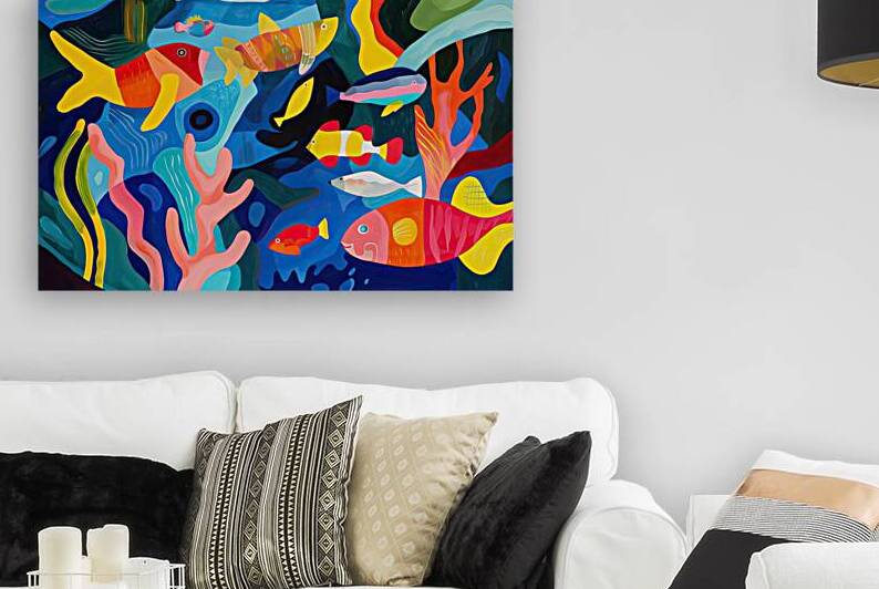 Chromatic Reef Swimmers 2P9H7N 55 by Abstract Rebellion