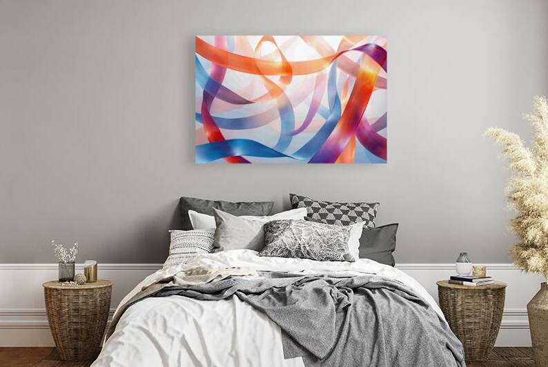 Chromatic Ribbons Flow 28H9N 60 by Abstract Rebellion