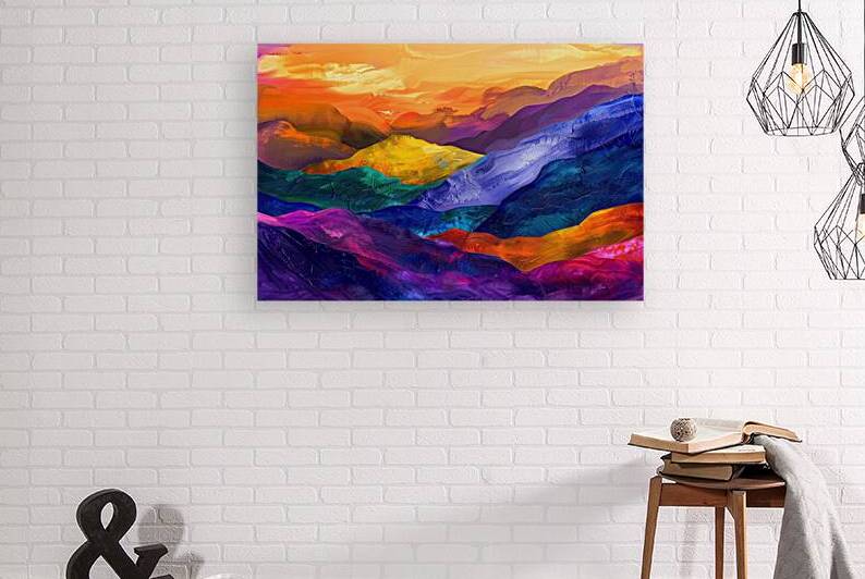Chromatic Ridges At Dawn Y92D3H 58 by Abstract Rebellion