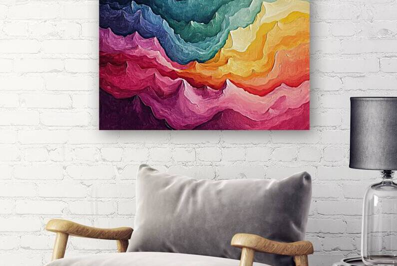 Chromatic Ridges 7P3H9N 60 by Abstract Rebellion