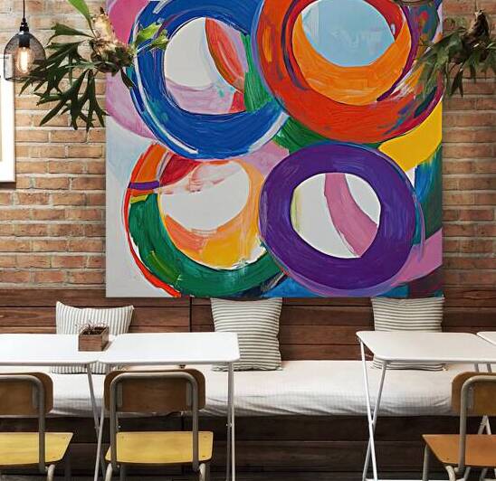 Chromatic Rings Interwoven 5Z8N7H 58 by Abstract Rebellion