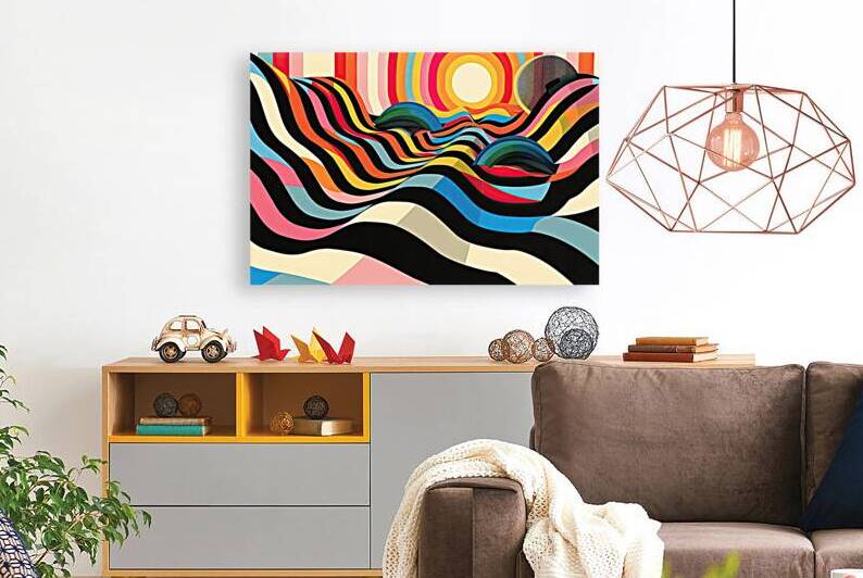 Chromatic Ripples 48H9N2 60 by Abstract Rebellion