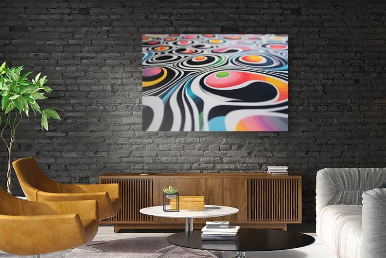 Chromatic Ripples 74D2N9 64 by Abstract Rebellion