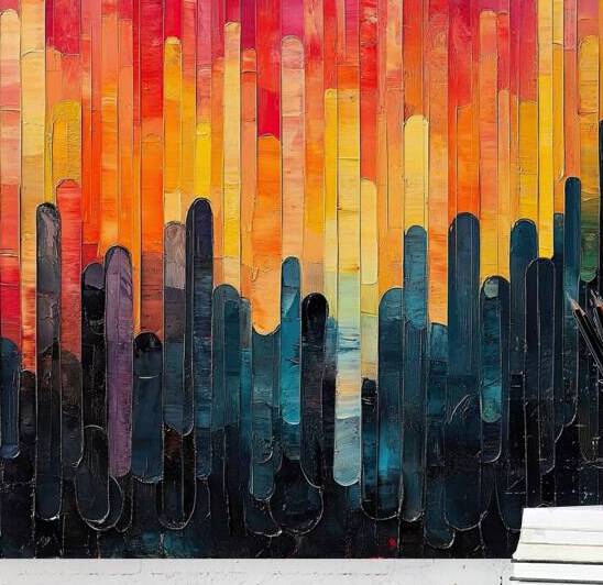 Chromatic Rhythm Flow 589HC 58 by Abstract Rebellion