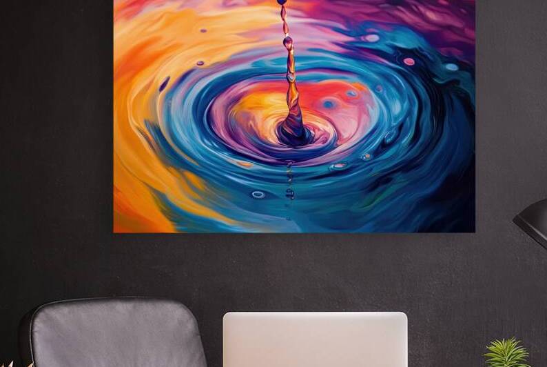 Chromatic Ripples H3N9P2 53 by Abstract Rebellion