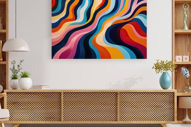 Chromatic Ripples 7P3H9N 65 by Abstract Rebellion