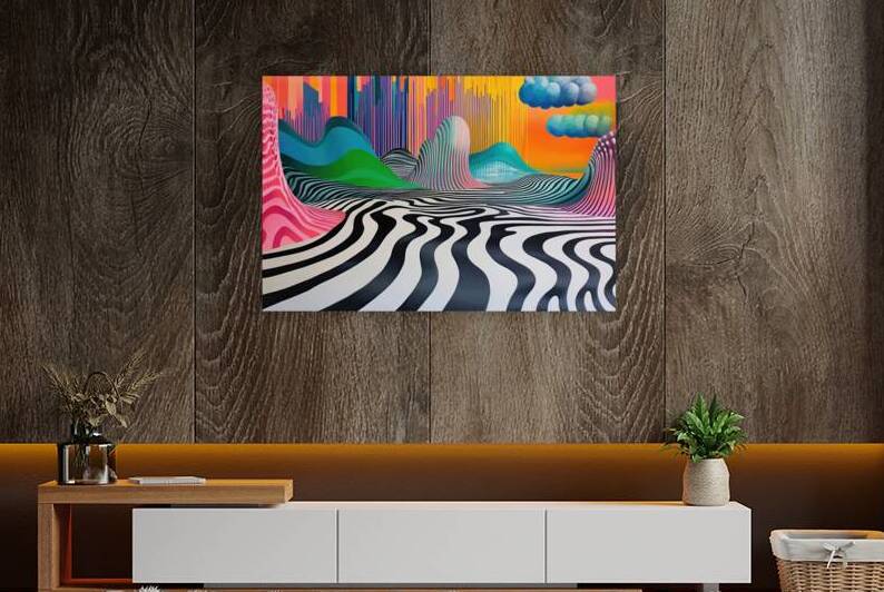 Chromatic Ripples V92H7N 64 by Abstract Rebellion
