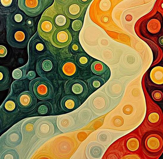 Chromatic River Flows ZX49CV 55 by Abstract Rebellion