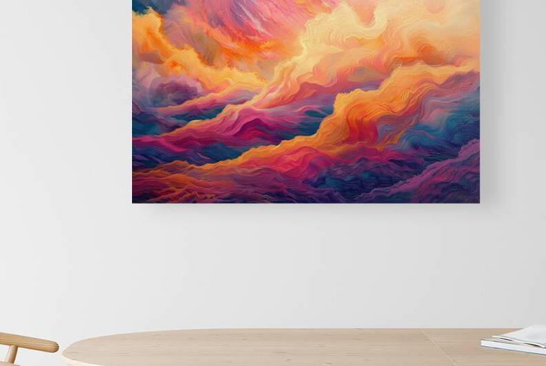Chromatic Sky Canvas H92P3N 52 by Abstract Rebellion