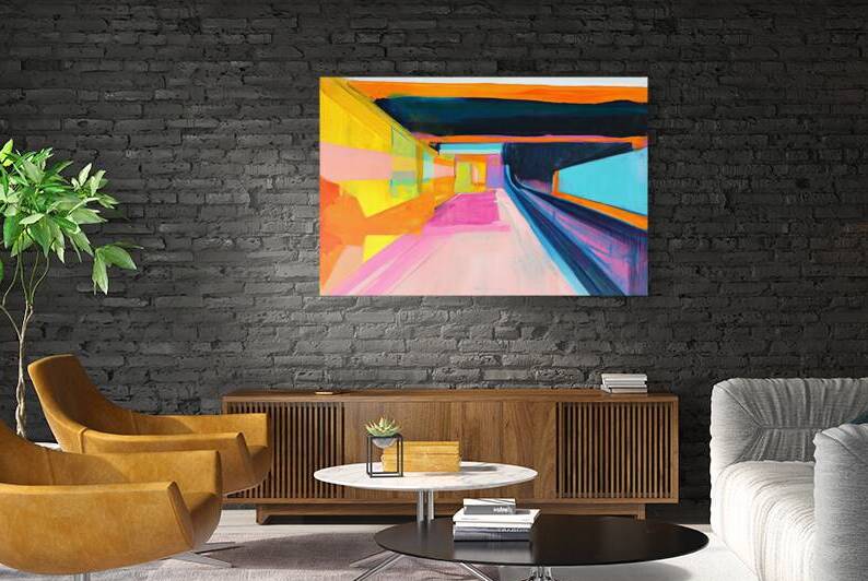 Chromatic Subway Passage H3N9P2 60 by Abstract Rebellion