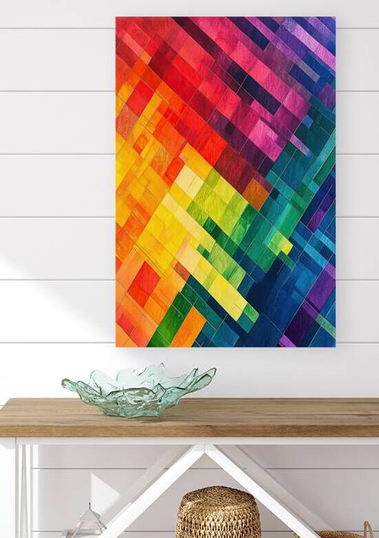 Chromatic Tesserae ZH92N4 45 by Abstract Rebellion