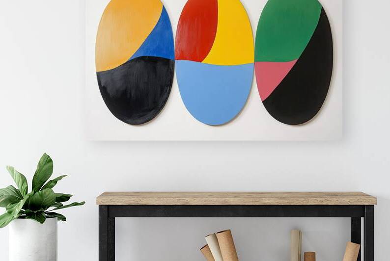 Chromatic Triptych K82P3Z 52 by Abstract Rebellion