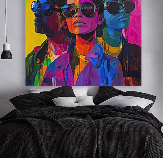 Chromatic Triptych Y238DN 55 by Abstract Rebellion