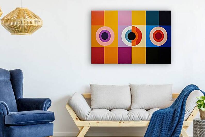 Chromatic Triptych K82D3N 55 Reproduction