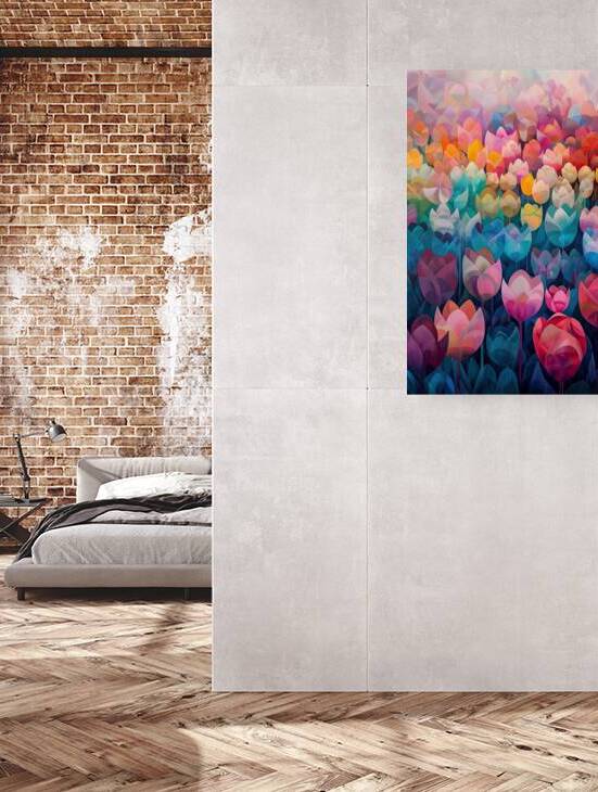 Chromatic Tulip Field H2N9P4 57 by Abstract Rebellion