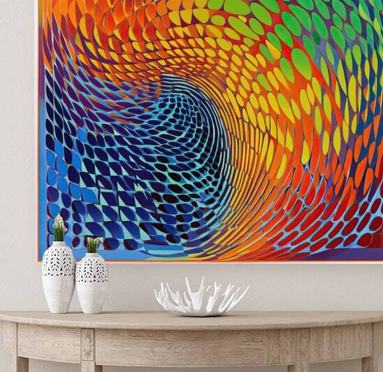 Chromatic Vortex H9P4Z2 64 by Abstract Rebellion