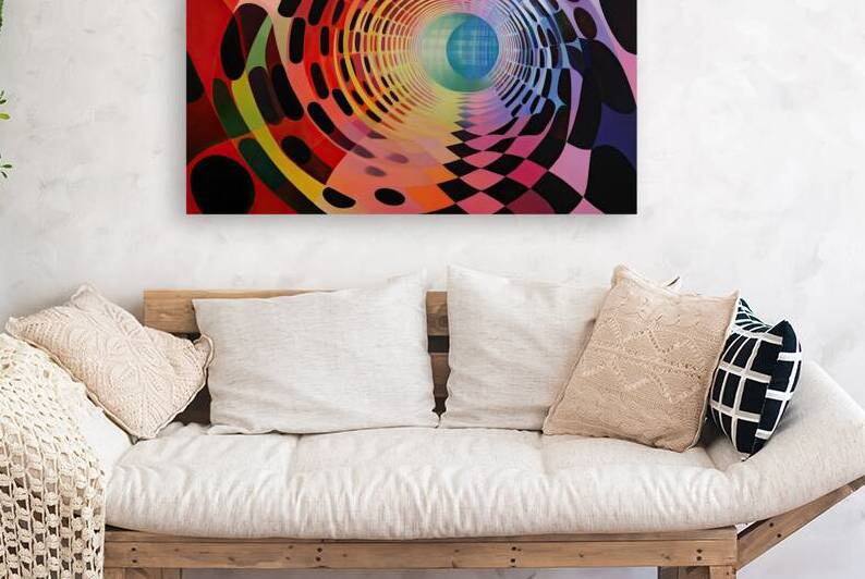 Chromatic Vortex Journey H2N9P2 64 by Abstract Rebellion