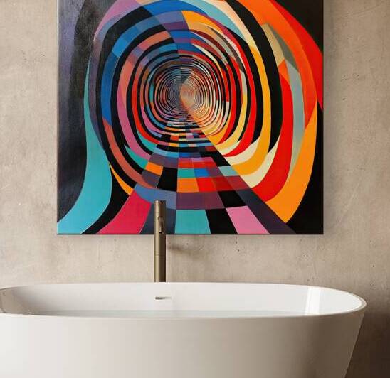 Chromatic Vortex Journey H2N3P9 64 by Abstract Rebellion